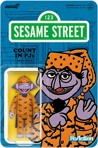 Super7 - Sesame Street - ReAction Figures Wv6 - Count Von Count (PJs)＜セサミストリート＞