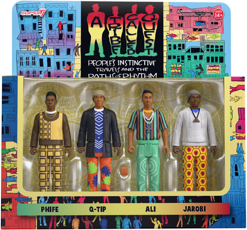 Super7 - A Tribe Called Quest - ReAction Figures Wv1 - People's Instinctive Travels and the Paths of Rhythm 4-Pack＜ア・トライブ・コールド・クエスト＞