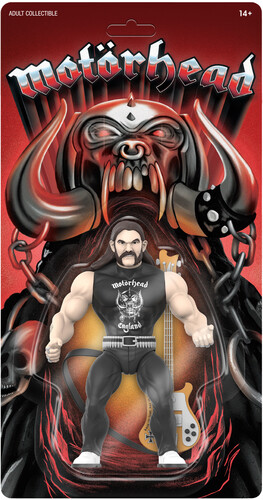 Super7 - Motorhead - Vintage Figures Wv1 - Lemmy＜モーターヘッド＞レミー・キルミスター（約14cm）