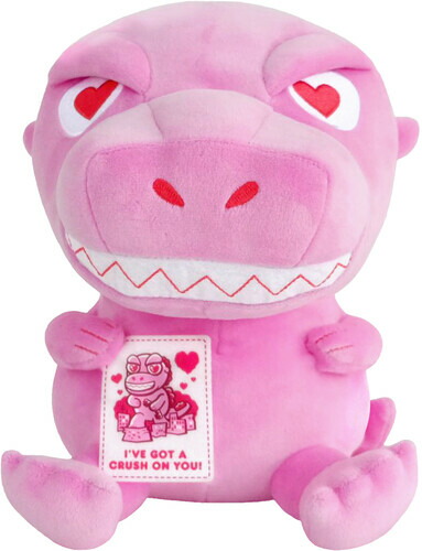 Super7 - Toho - Super Duper Plush Wv4 - Godzilla '89 (Valentine Pink)（約20cm）＜ゴジラ＞ぬいぐるみ画像