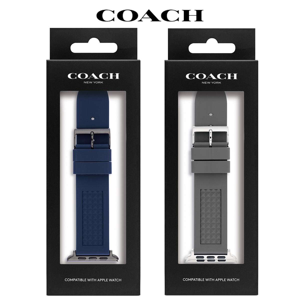 最安値大得価 COACH（コーチ） Apple Watch バンド Series 1/2/3/4/5/6/7/8 ＆ SE 44mm 42mm  レザーストラップ（ブラウン） 14700043(COACH ウェアラフ：Joshin web 家電とPCの大型専門店 フレームトップ 
