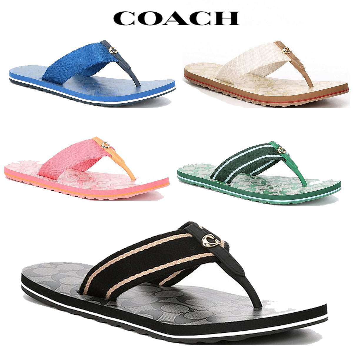 COACH ゼイン フリップ フロップ ビーチ サンダル 楽天市場】コーチ サンダル レディース COACH ビーチサンダル