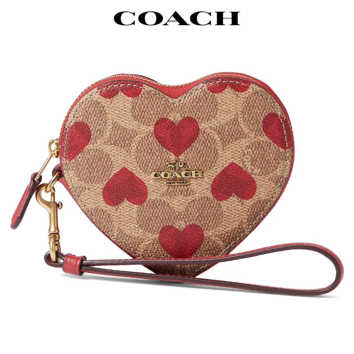 コインケース・小銭入れ COACH Signature Heart Bag Charm CK071 楽天市場】コーチ 小銭入れ コイン ケース COACH Signature
