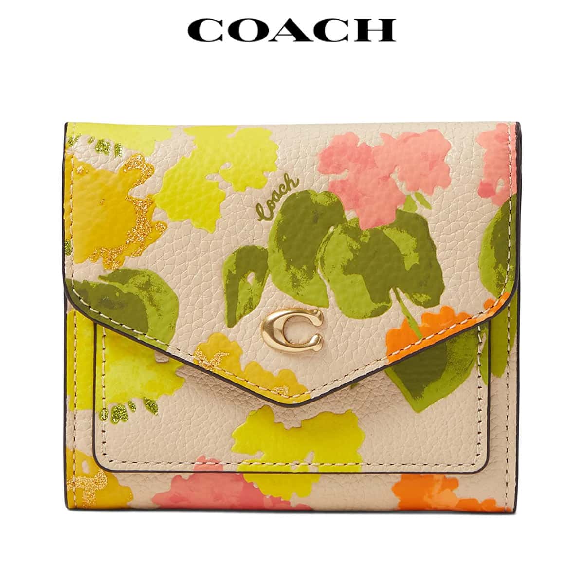 楽天市場】コーチ COACH 財布 レディース 三つ折り財布 花柄