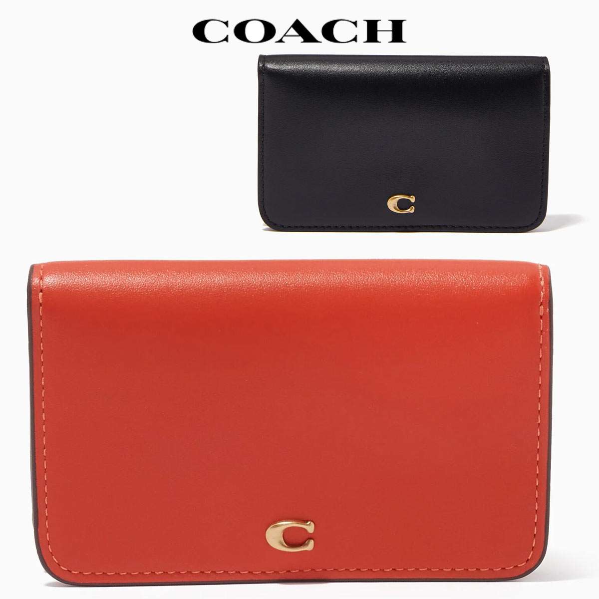 美品　COACH　コーチ　スリムカードケース　小銭入れ　ケース　グレー 239082013.jpg