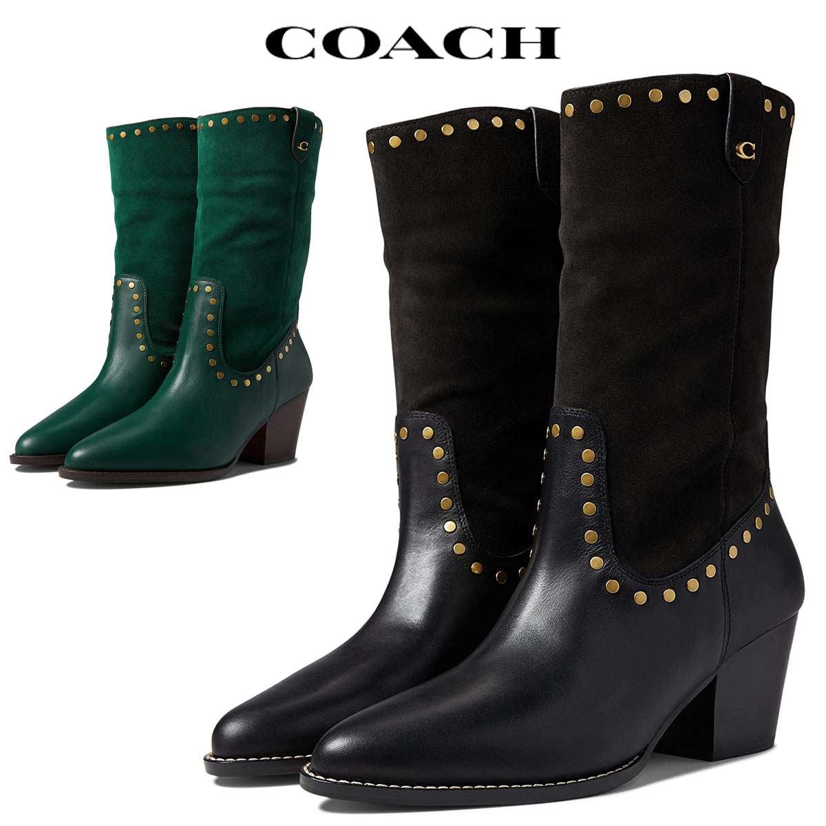 COACHのショートブーツ 楽天市場】コーチ ブーツ レディース ブーティー ショートブーツ