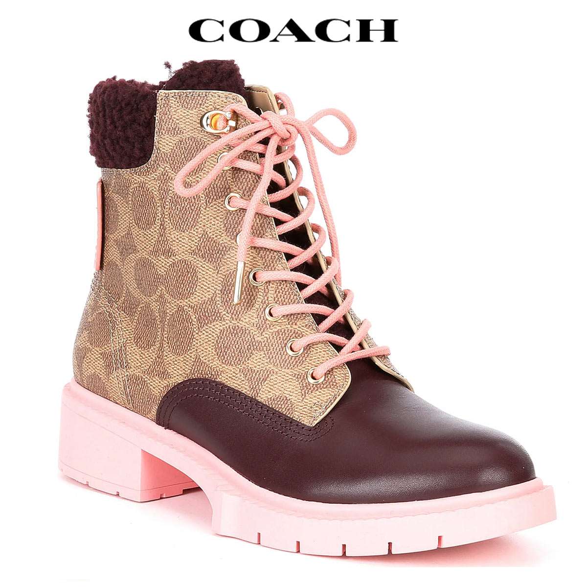 楽天市場】コーチ ブーツ レディース ブーティー 本革 ショートブーツ