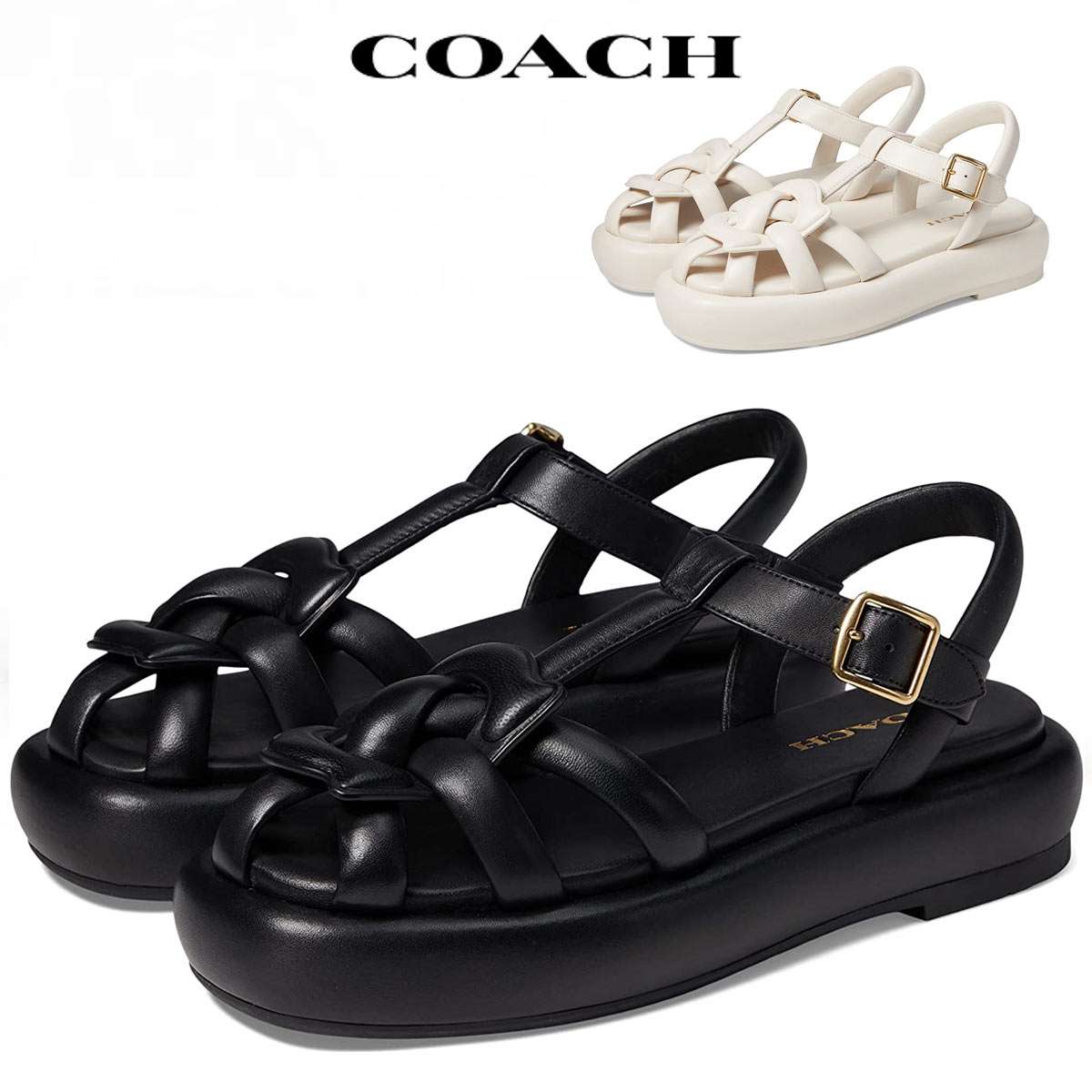 楽天市場】コーチ サンダル レディース 厚底 疲れない 歩きやすい