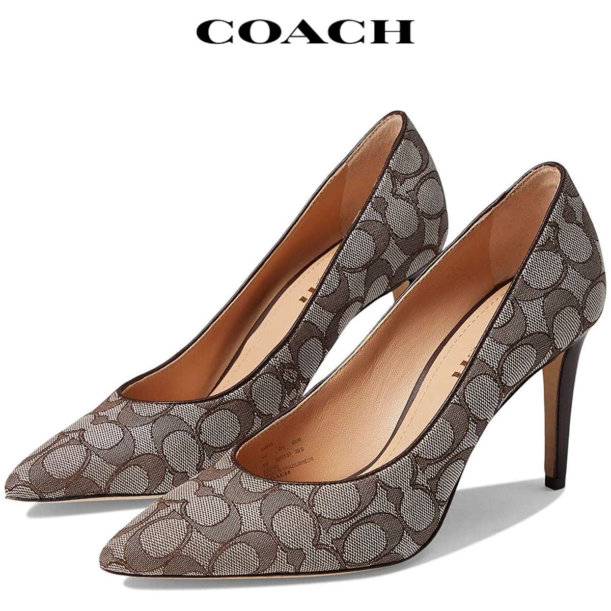楽天市場】COACH コーチ スエード ヒール パンプス 靴 シューズ