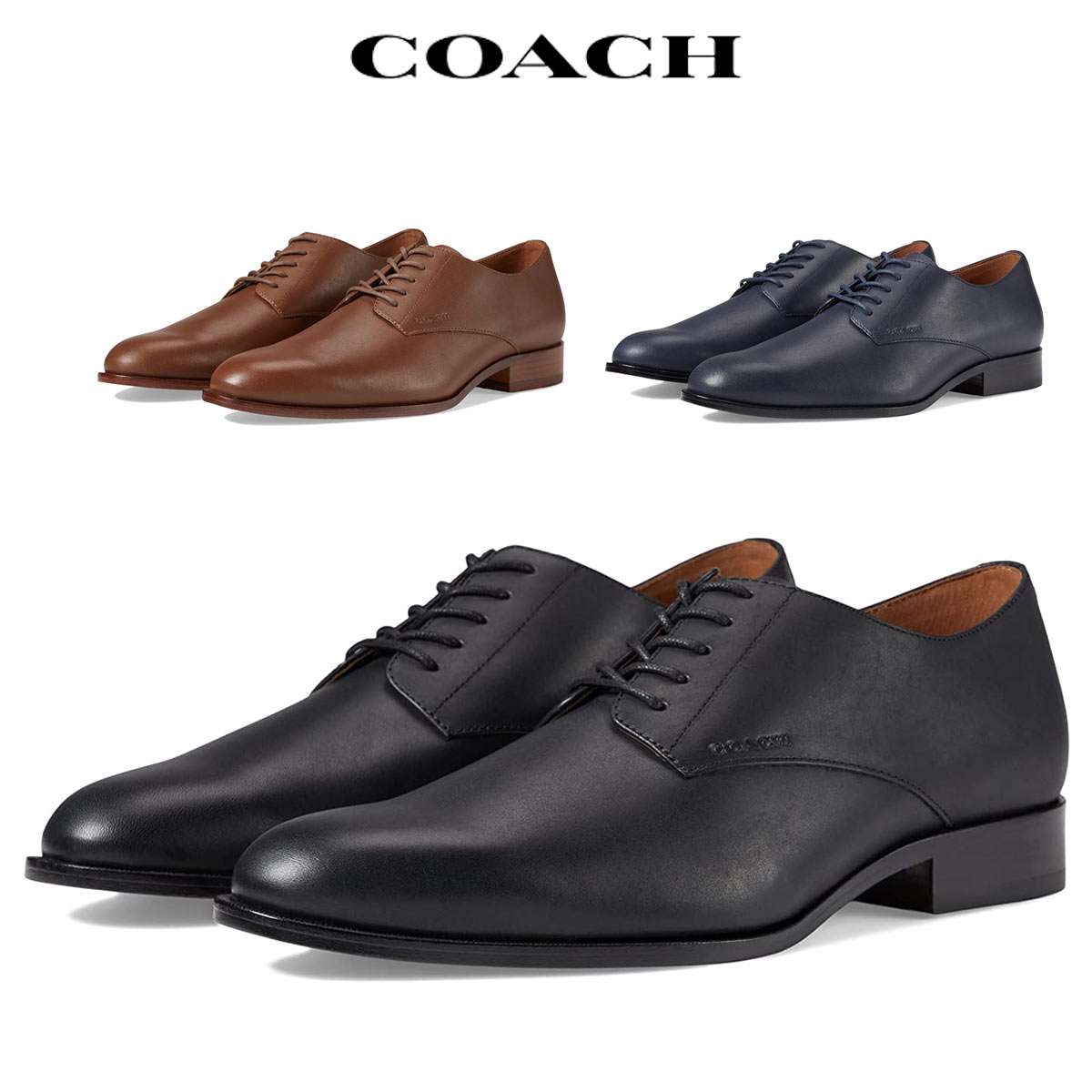 美品　COACH ブラック フラットシューズ　レザー　GDロゴ　23㎝ 美品 COACH ブラック フラットシューズ レザー GDロゴ 23㎝ 靴