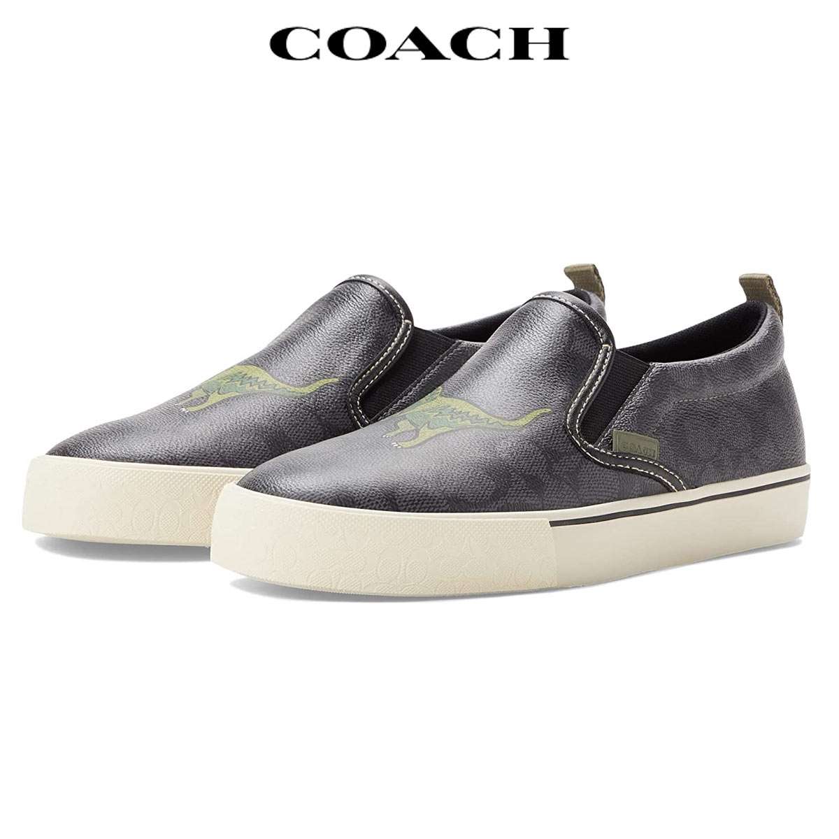 コーチ　10D 28cm メンズ デッキシューズ　レザー コーチ 10D 28cm メンズ デッキシューズ レザー コーチ 10D 28cm
