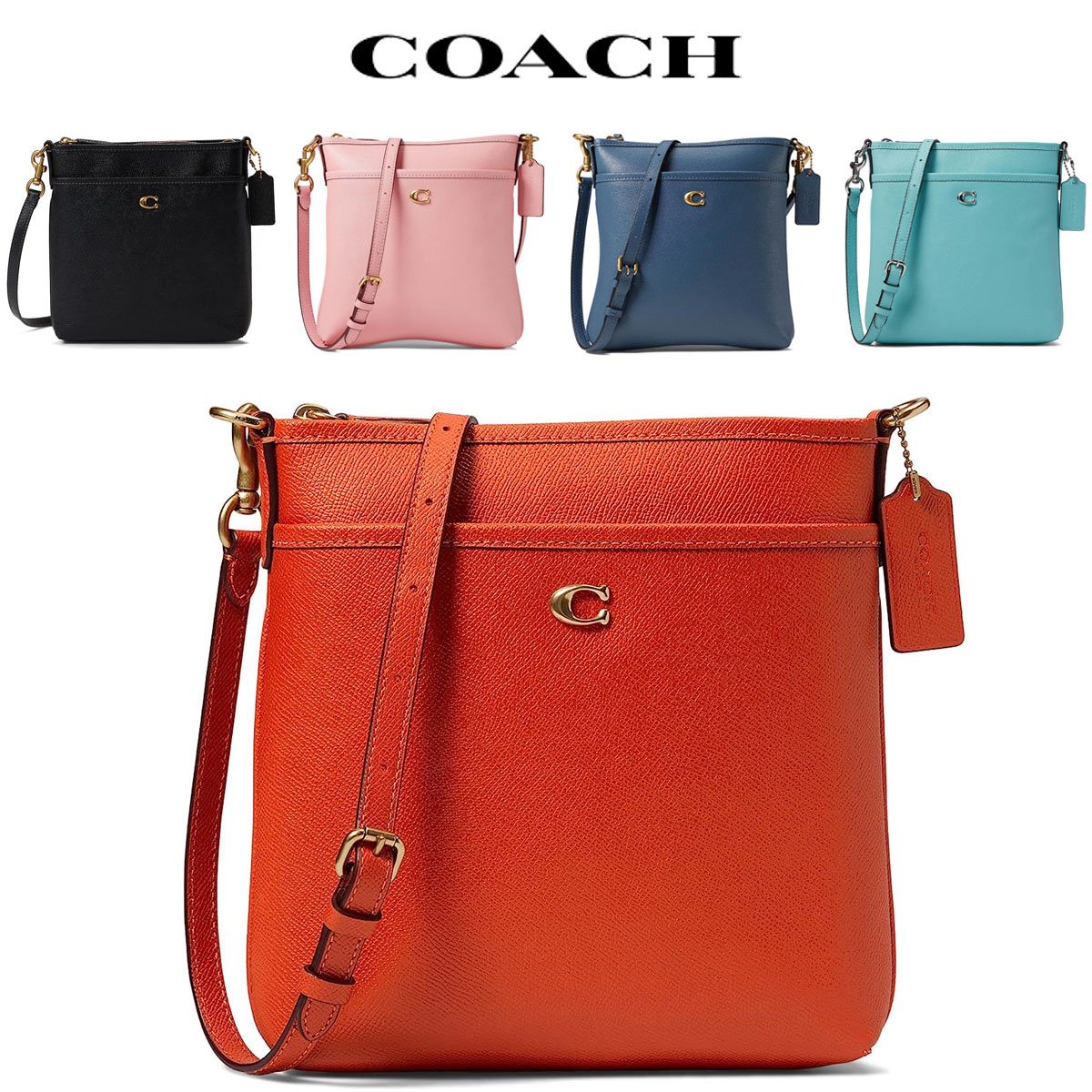COACH　コーチ　ショルダーバッグ メッセンジャーバッグ クロスバッグ レザー COACH ショルダーバッグ チャーター メッセンジャー クロス