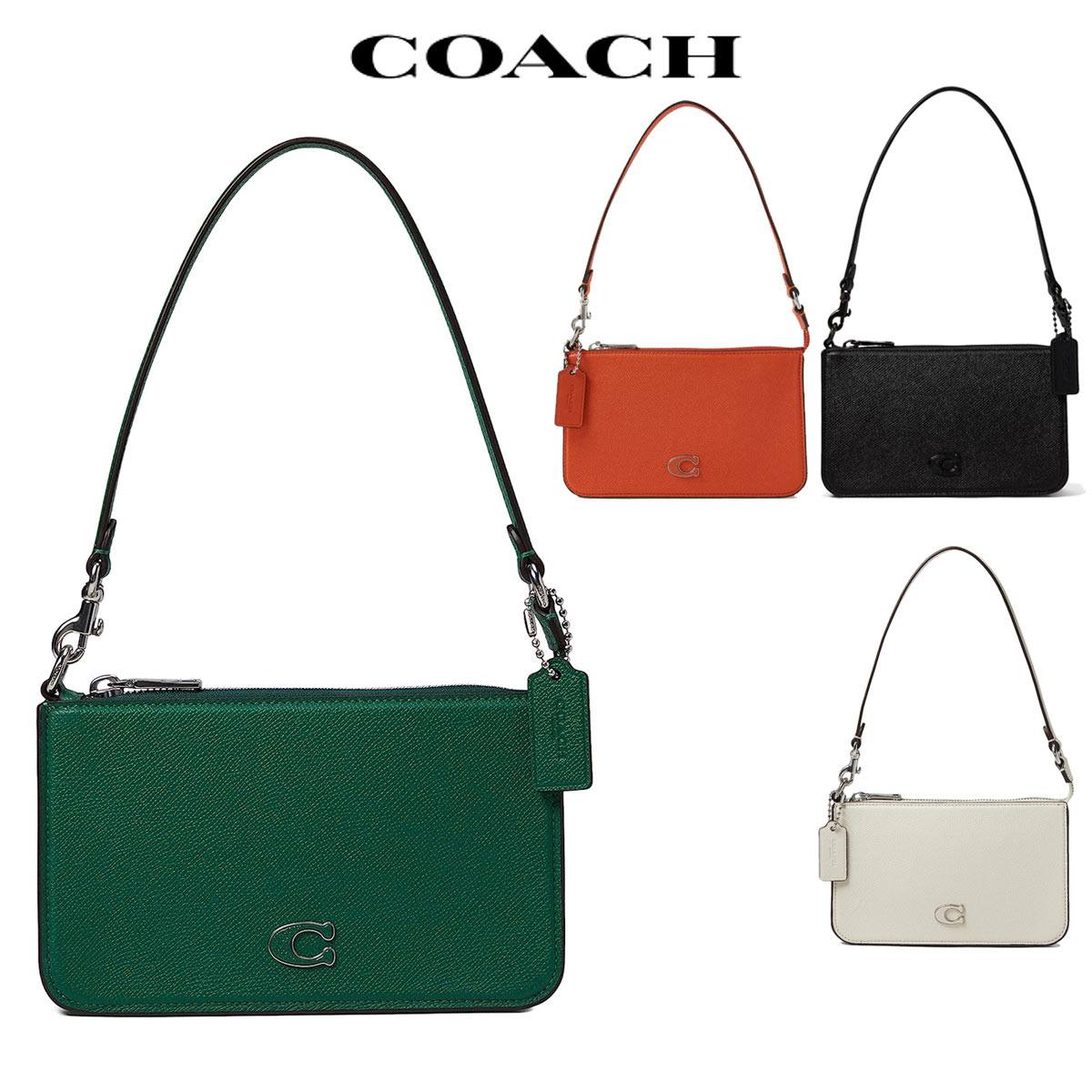 COACH CW199コズミックスモール　ポーチ　キャンバス＆レザー　未使用品 COACH CW199コズミックスモール ポーチ キャンバス＆レザー 未