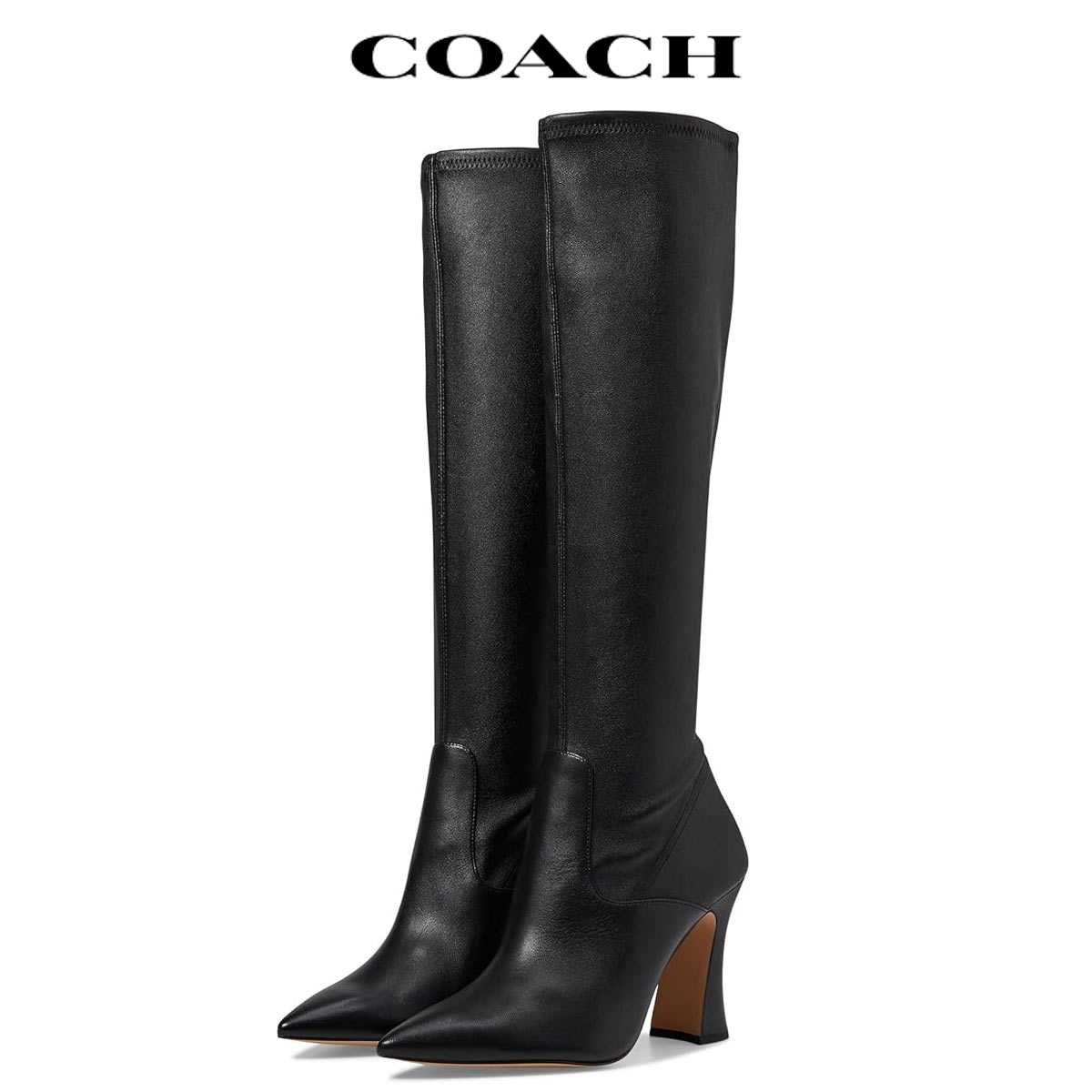 コーチレインブーツ COACH(コーチ) / レインブーツ/24.5cm/ブラック/G5255 | 中古品