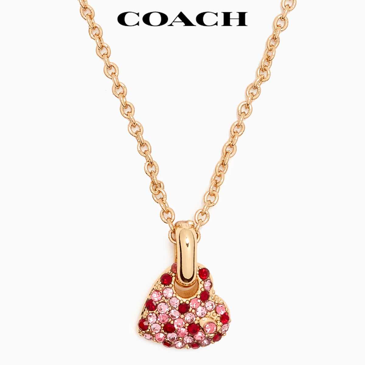 楽天市場】コーチ ネックレス レディース COACH ハート ピンク