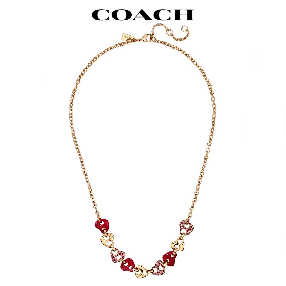 楽天市場】コーチ ネックレス レディース COACH ハート ピンク