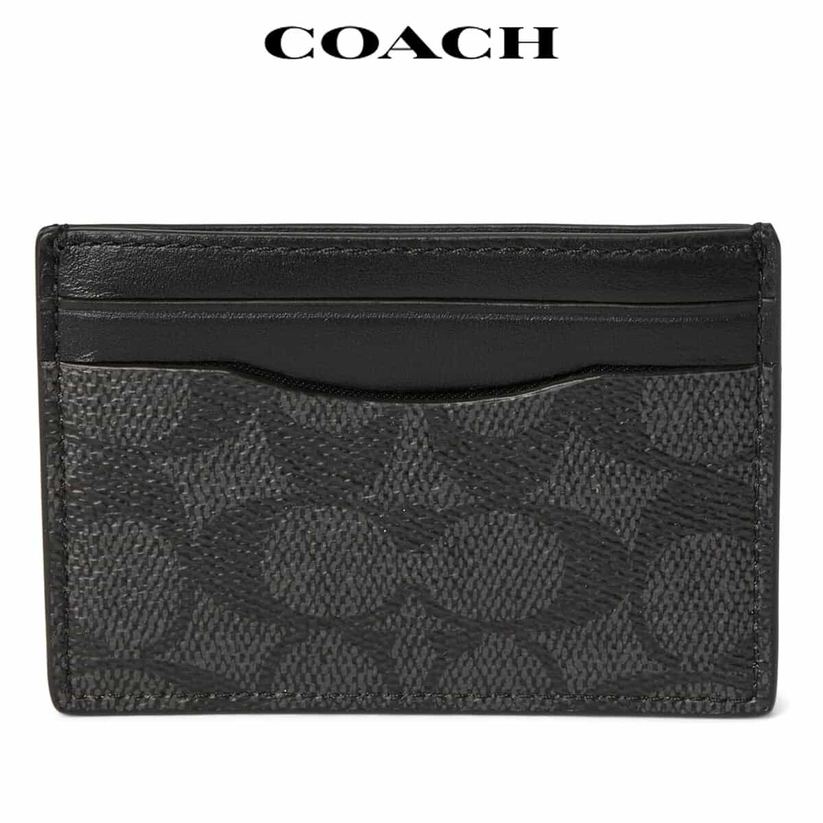 ＊未使用新品！COACHコーチ カードホルダー＆マネークリップセット＊ COACH】コーチ コーティングキャンバス レザー シグネチャー