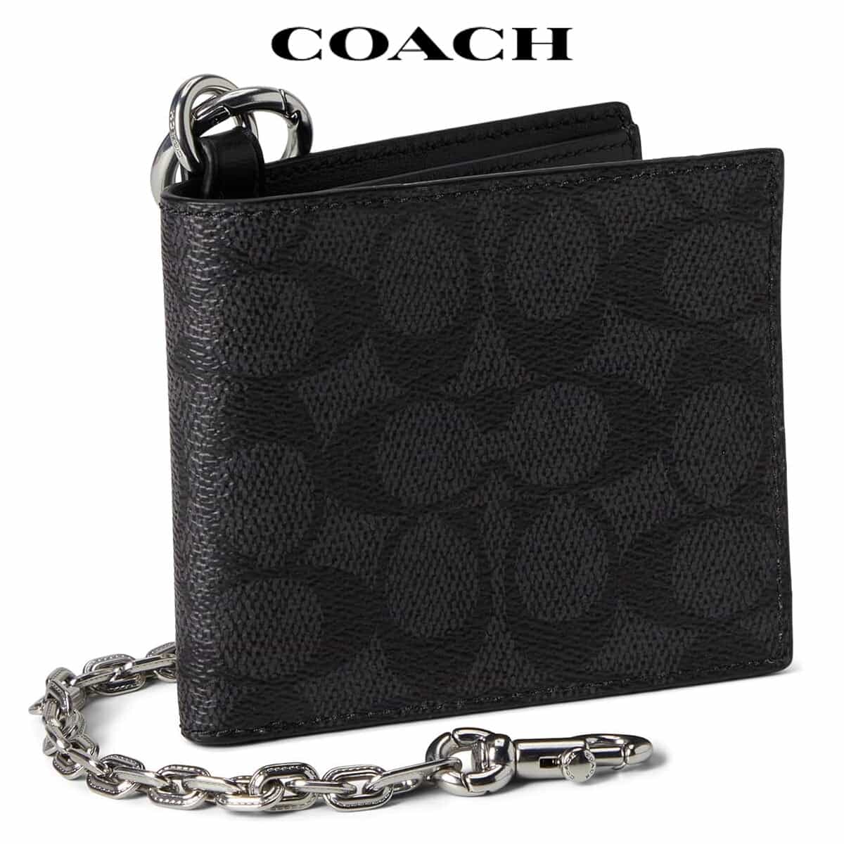 楽天市場】COACH コーチ 二つ折り財布 ビルフォールド