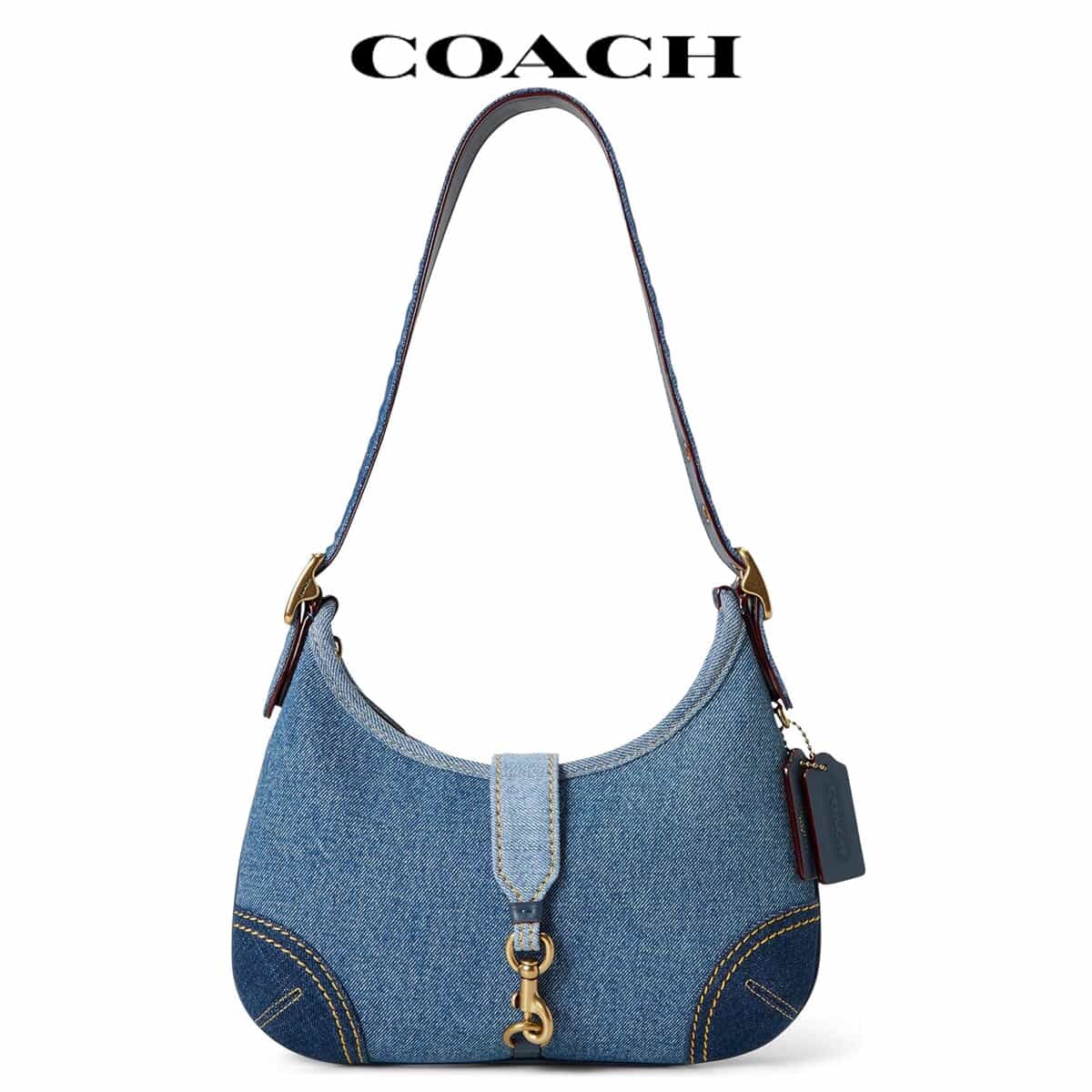 60 COACH コーチ　デニム　ショルダーバッグ 60 COACH コーチ デニム ショルダーバッグ - メルカリ