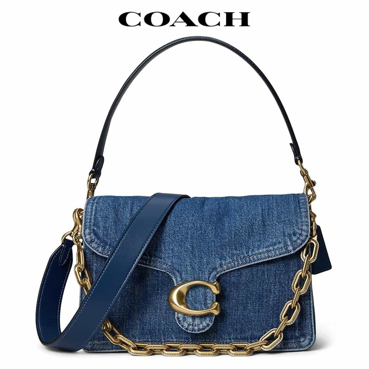 60 COACH コーチ　デニム　ショルダーバッグ 60 COACH コーチ デニム ショルダーバッグ - メルカリ
