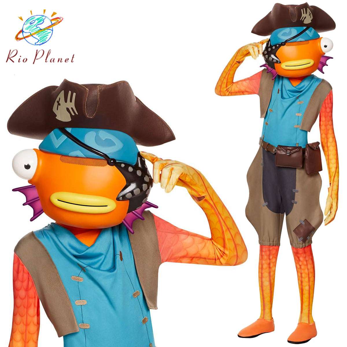 楽天市場 フォートナイト フィッシュスティック コスプレ 子供用 コスチューム Fishstick スキン 服 ハロウィン Fortnite Rio Planet