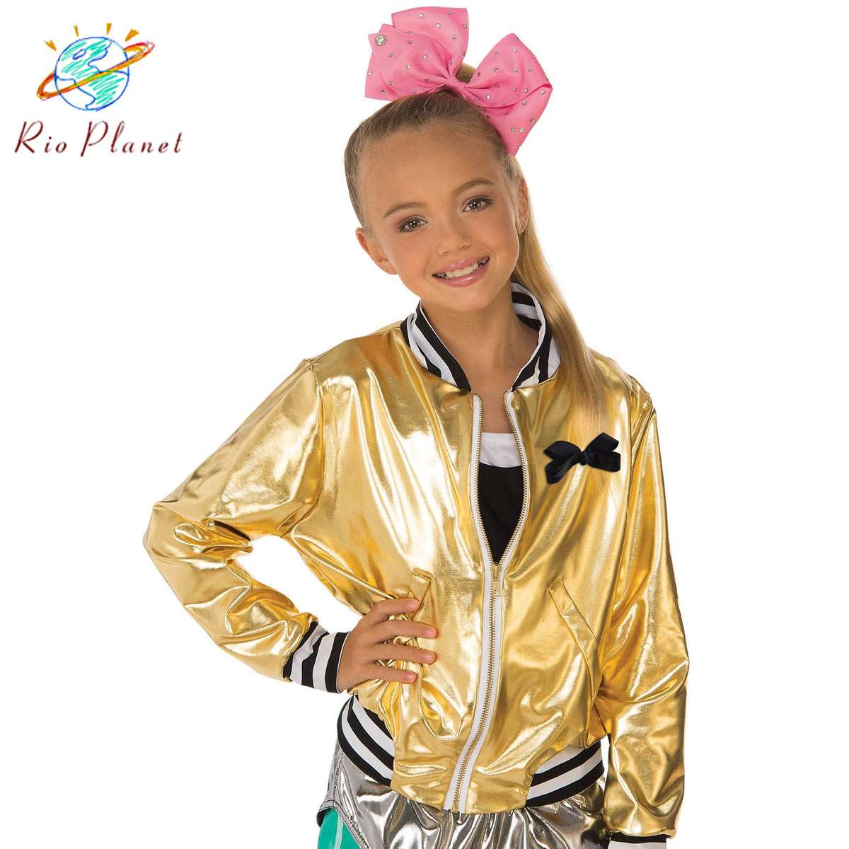 楽天市場 ジョジョシワ グッズ リボン コスプレ バレッタ 大きい 子供 キッズ ハロウィン Jojosiwa Rio Planet