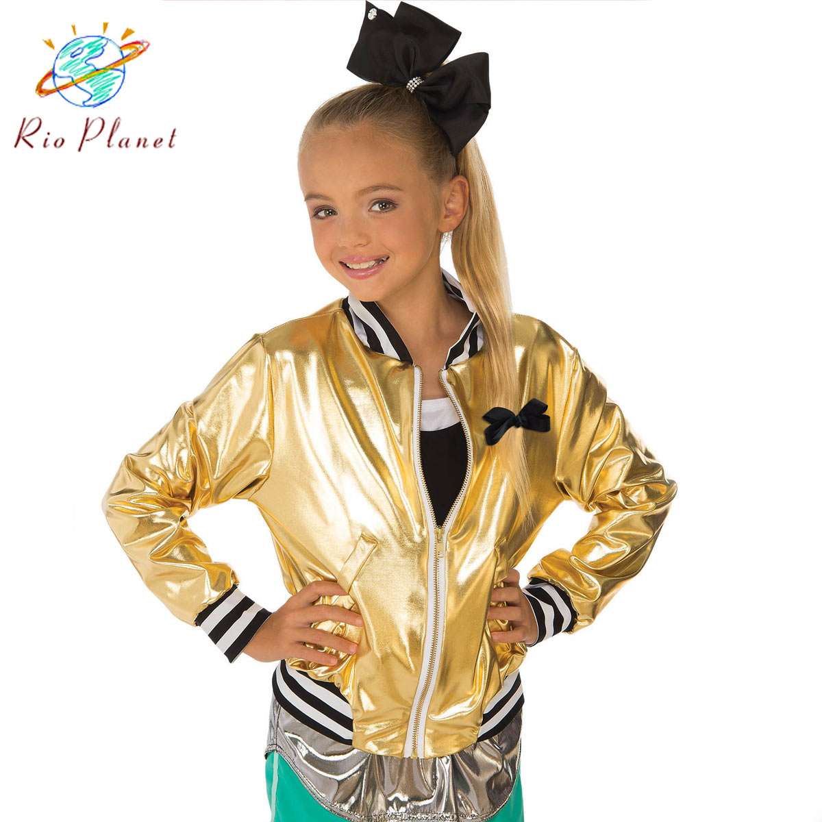 楽天市場 ジョジョシワ グッズ リボン コスプレ バレッタ 大きい 子供 キッズ ハロウィン Jojosiwa Rio Planet