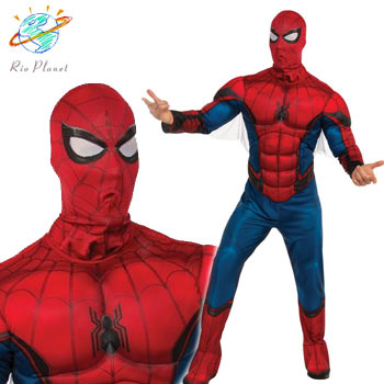 楽天市場 スパイダーマン 大人用 スーツ コスプレ コスチューム ハロウィン Holloween Spider Man Rio Planet