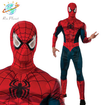 楽天市場 スパイダーマン 大人用 スーツ コスプレ コスチューム ハロウィン Holloween Spider Man Rio Planet