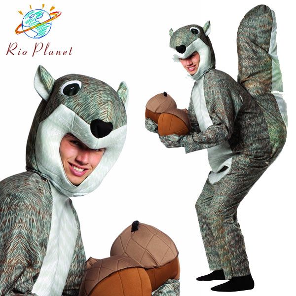 楽天市場 リス 着ぐるみ コスプレ 大人用 動物 アニマル リアル 衣装 ハロウィン Squirrel Rio Planet