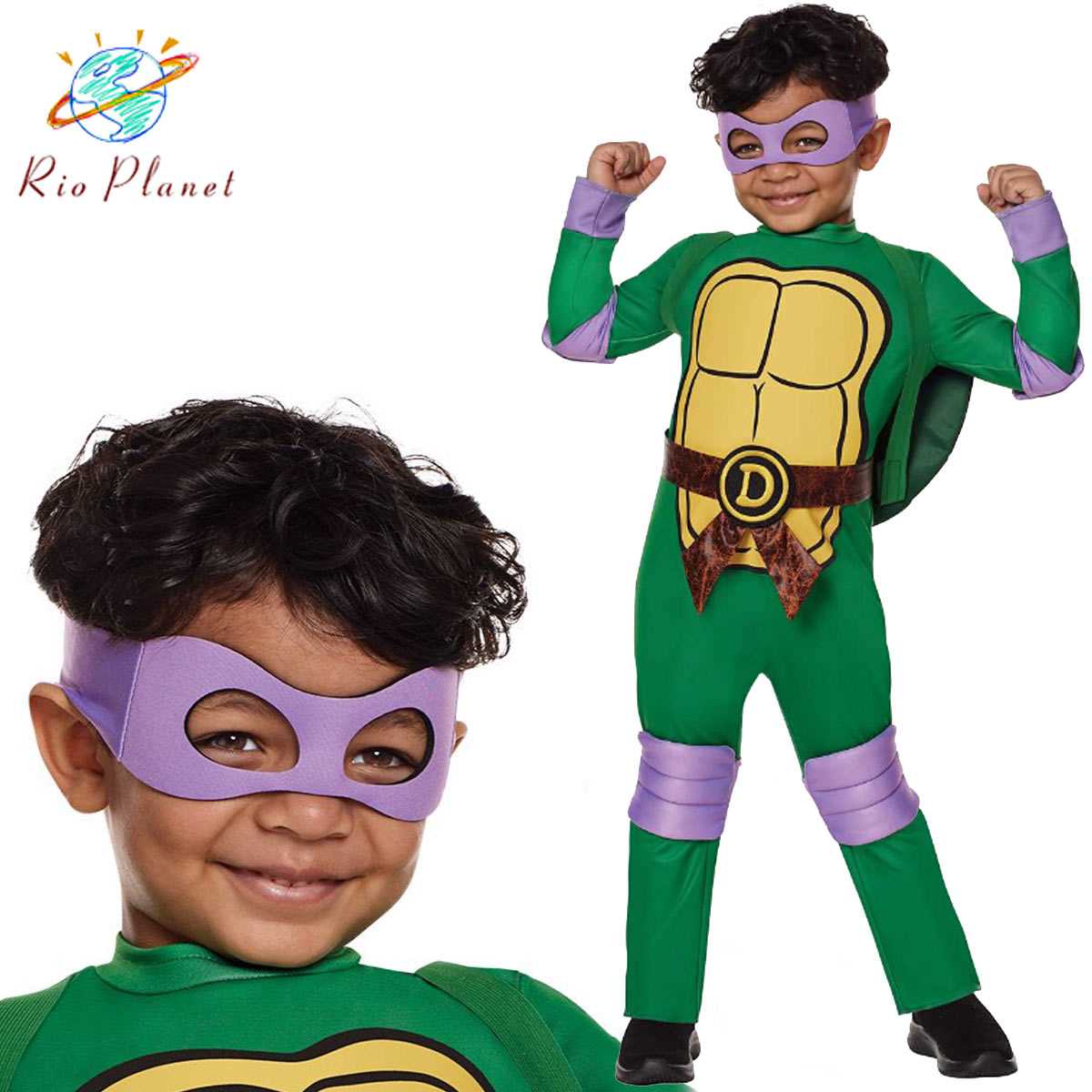 【子供用 ハロウィン コスプレ】ミュータントニンジャタートルズ ミケランジェロ 249731023b.jpg