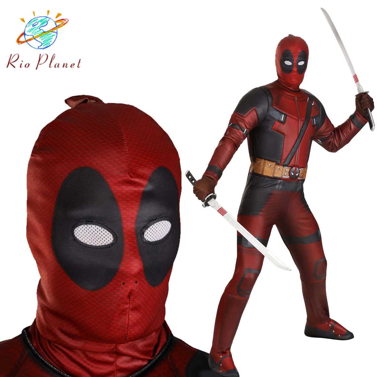 楽天市場】コスプレ 仮装 デットプール 大人用 XL (大きいサイズ