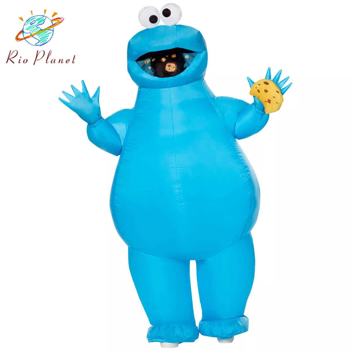 ハロウィン特価！エルモクッキーモンスターコスプレ　着ぐるみ　二次会　余興 ハロウィン特価！エルモクッキーモンスターコスプレ 着ぐるみ