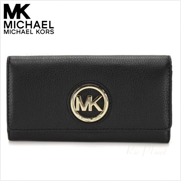 新作　新品　マイケルコース　財布　レディース　黒　モノグラム　白　ブラック マイケル・コース(MICHAEL KORS) レディース長財布 | 通販・人気