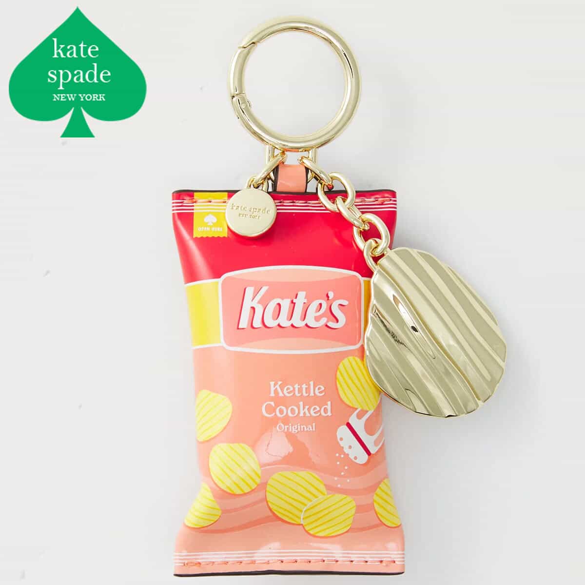 kate spade ラケット型キーホルダー ノヴァ マイクロバッグ チャーム | キーホルダー・チャーム