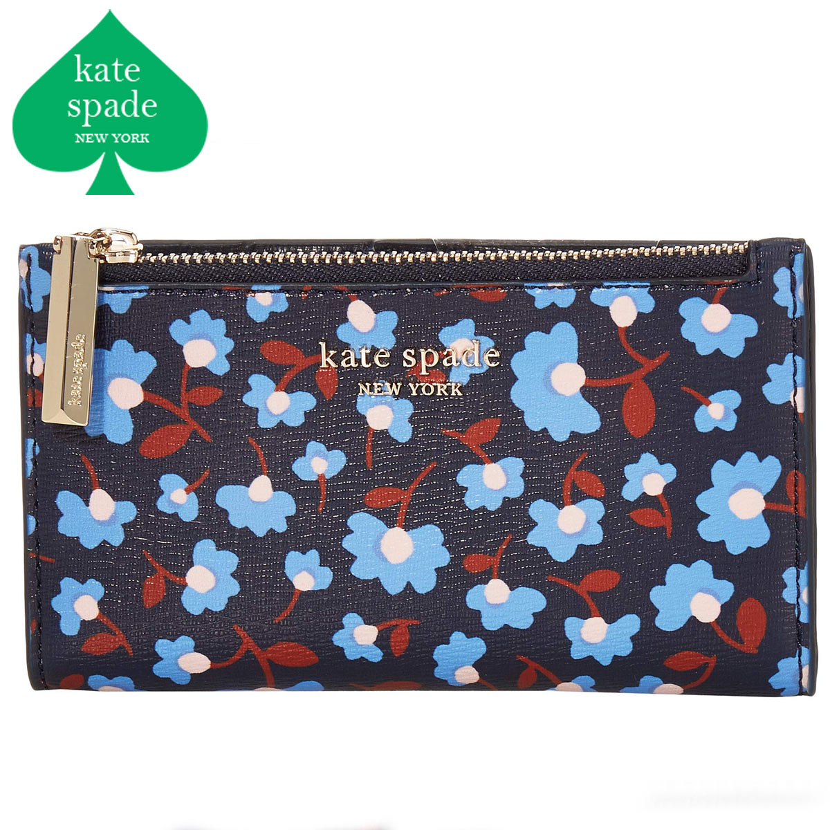 楽天市場】Kate spade ケイトスペード 二つ折り 花柄 財布 折財布 ミニ
