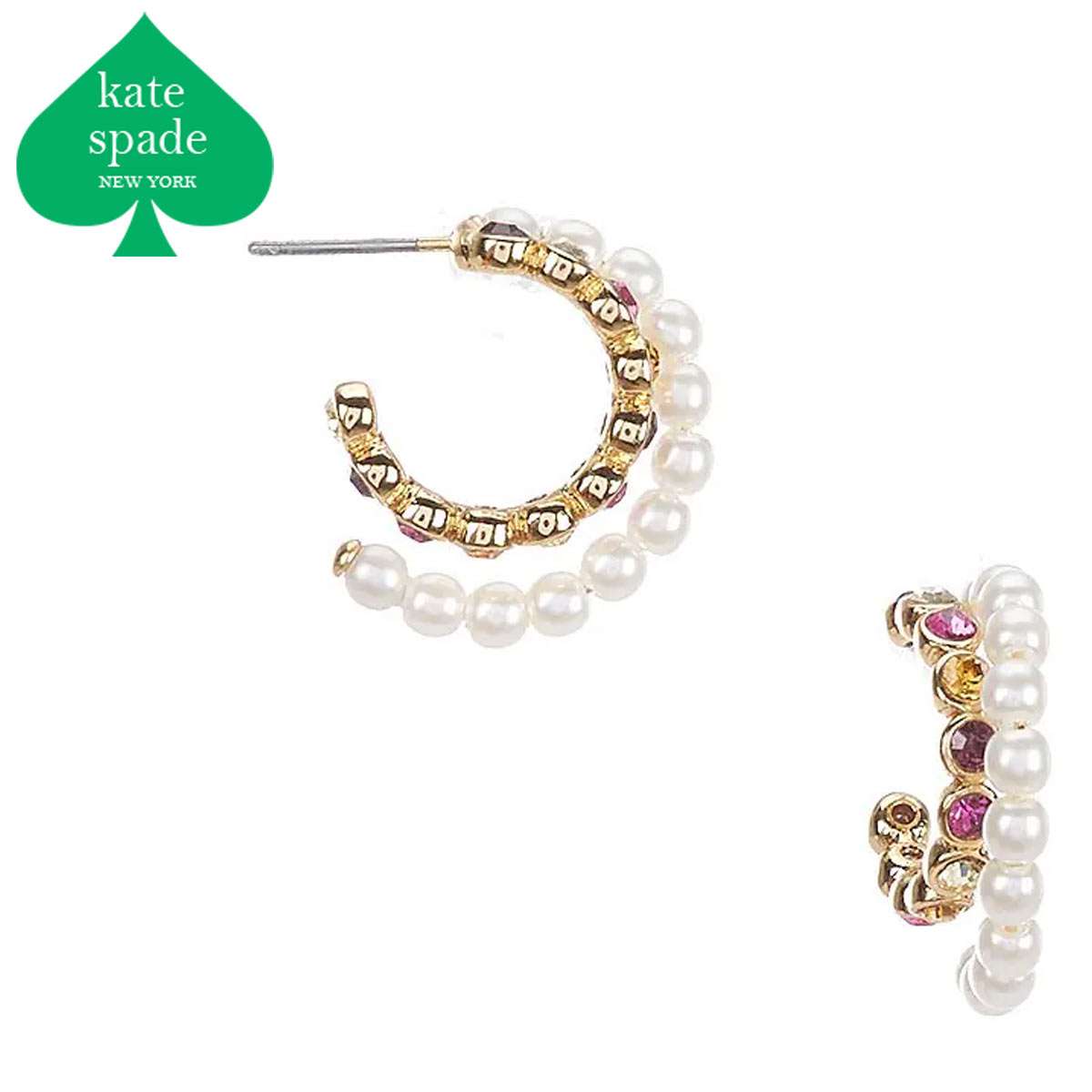Kate Spade ケイトスペード ピアス フープ オープンハート HEART KA872_250_3