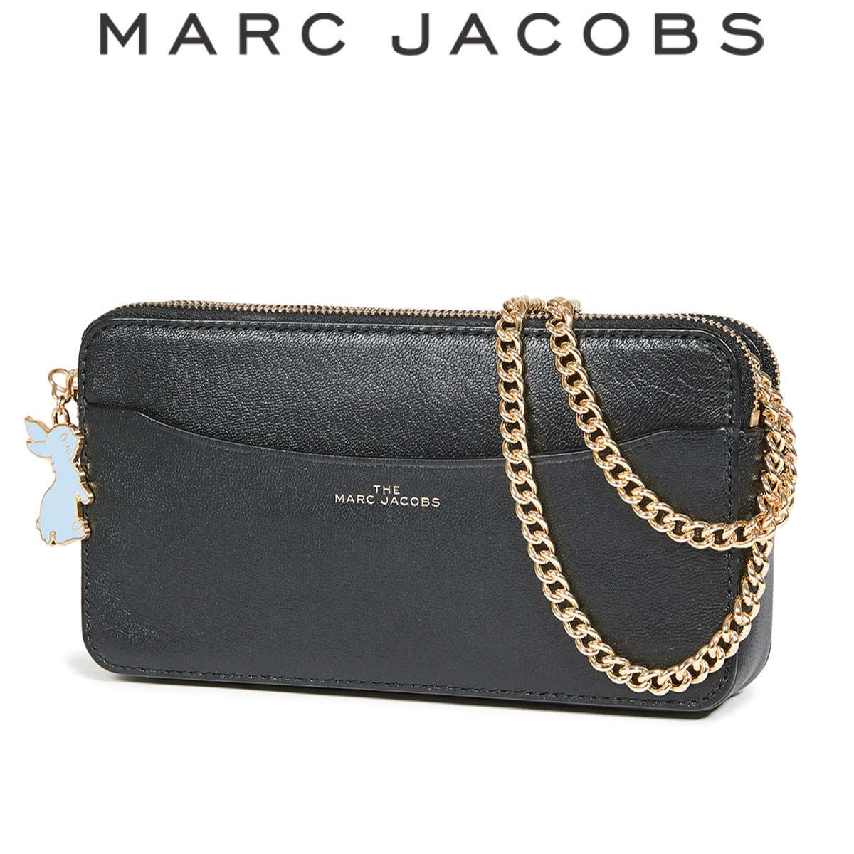 MARC JACOBS チェーンウォレット ブラック レディース M0012087 MARC JACOBS チェーンウォレット ブラック レディース M0012087