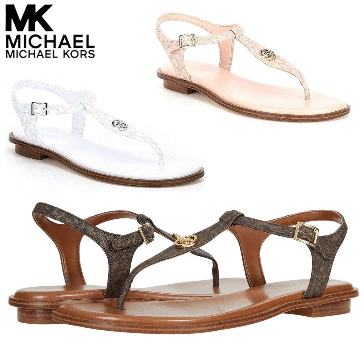 楽天市場】MICHAEL KORS マイケルコース サンダル レディース