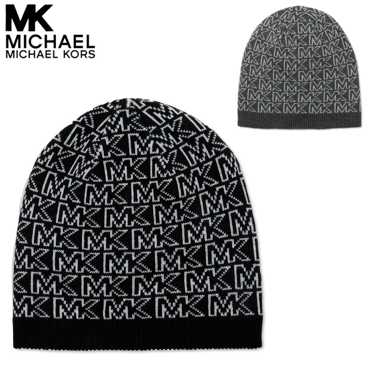 楽天市場】マイケルコース MICHAEL KORS ニット帽 ロゴ 34016
