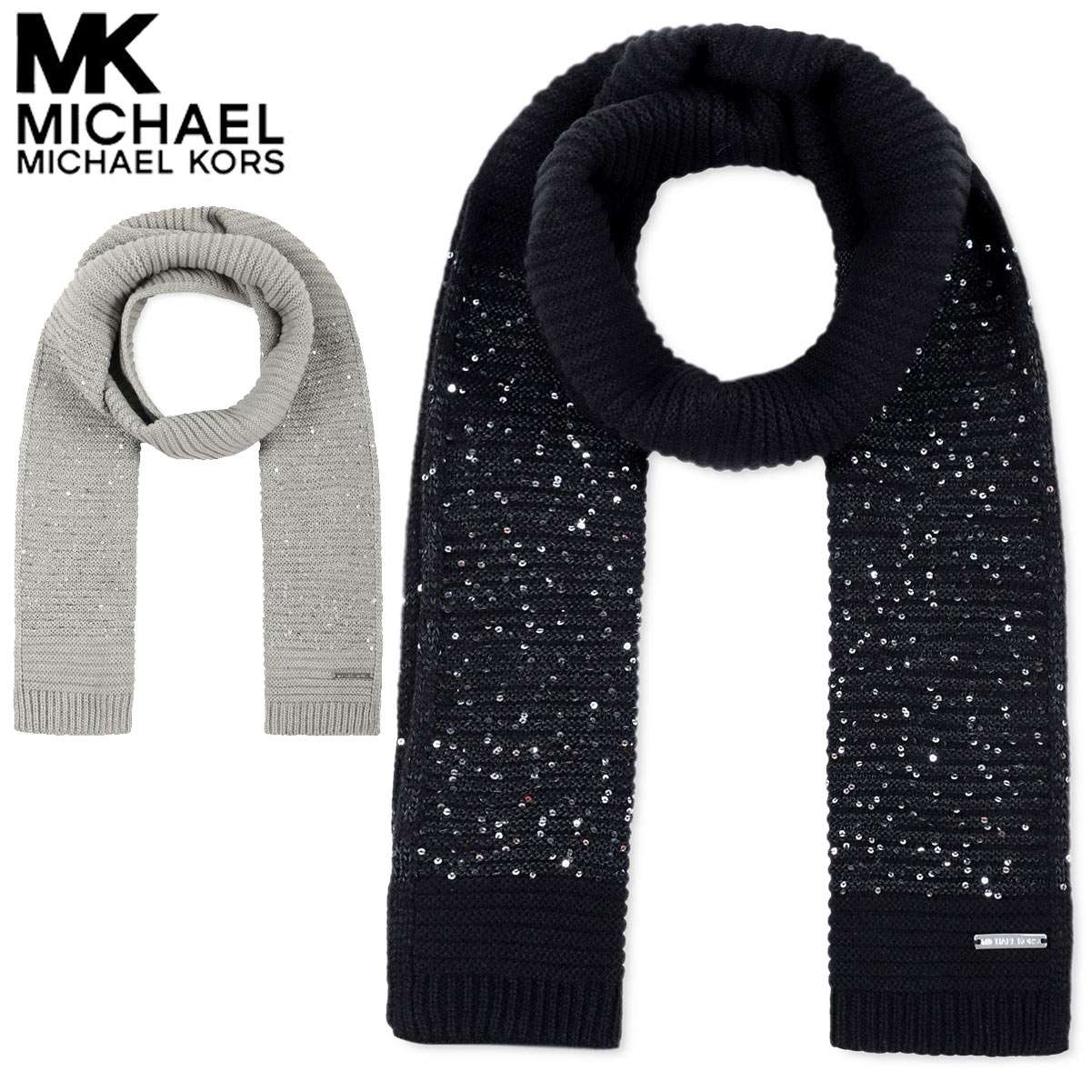 【新作】MICHAEL KORS 白 マフラー ホワイト（白）系 Michael Kors(マイケルコース) マフラー