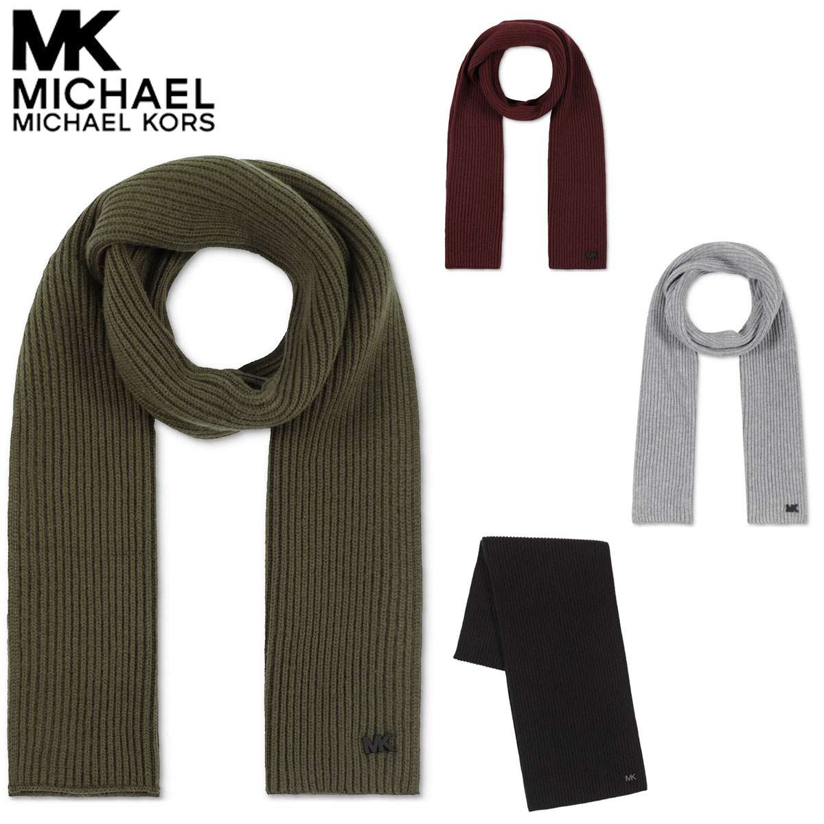 MICHAEL KORS フリンジ付きマフラー MICHAEL KORS フリンジ付きマフラー