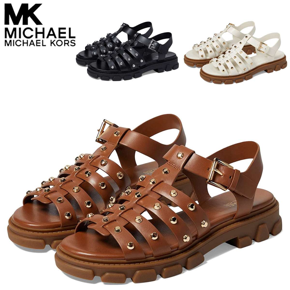 楽天市場】マイケル マイケルコース サンダル レディース 靴 フラット