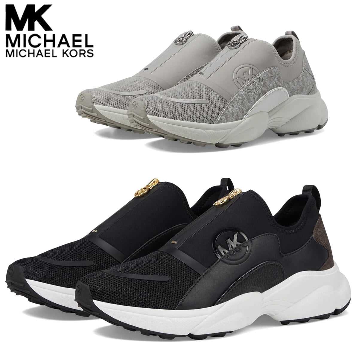 楽天市場】マイケルコース スニーカー レディース ブランド スリッポン