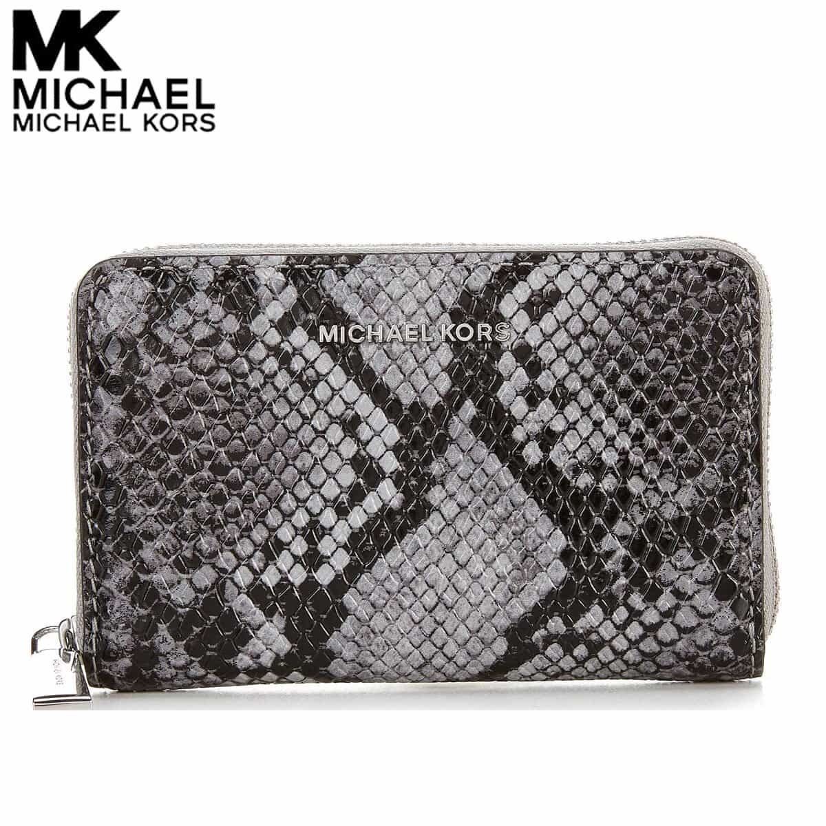 dd30 MICHAEL KORS 長財布 レザー 総柄 ラウンドファスナー dd30 MICHAEL KORS 長財布 レザー 総柄 ラウンドファスナー