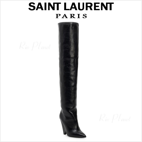 SAINT LAURENT ブラックロングブーツ サイズ37 楽天市場】送料無料 SAINT LAURENT サンローラン 靴 レイン