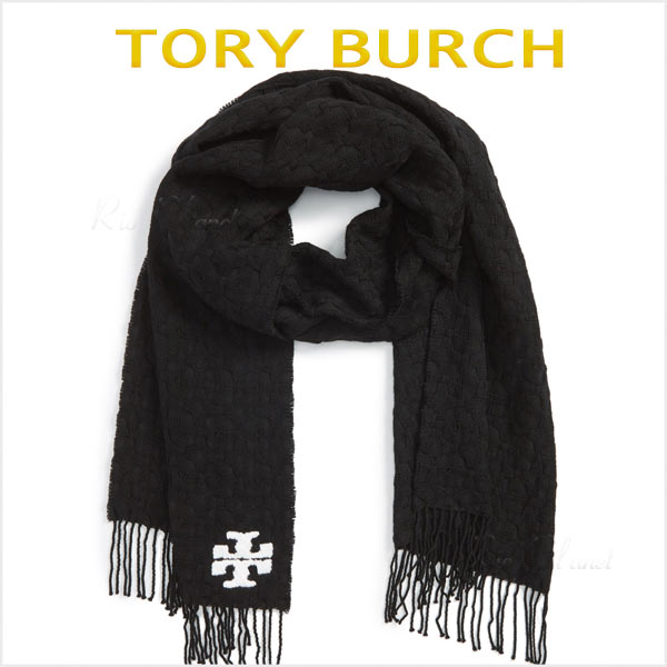 【トリーバーチ】Tory Burchマフラー リバーシブル 楽天市場】トリーバーチ マフラー レディース 大判 厚手 ウール