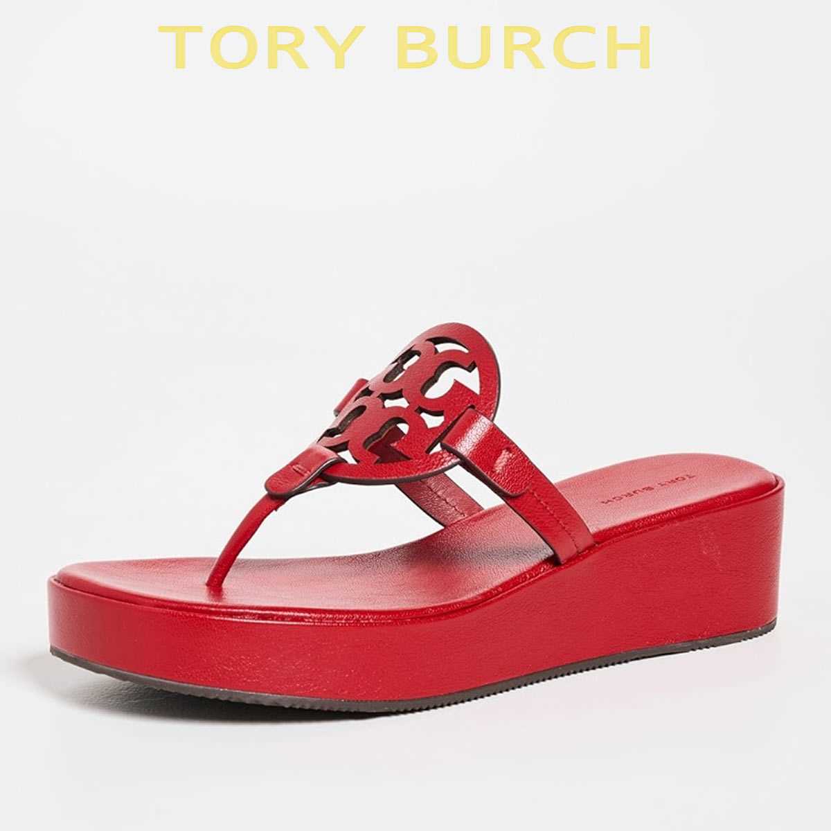 楽天市場】トリーバーチ サンダル 厚底 トング ロゴ ウェッジ 楽天市場】トリーバーチ サンダル 厚底 トング ロゴ ウェッジ