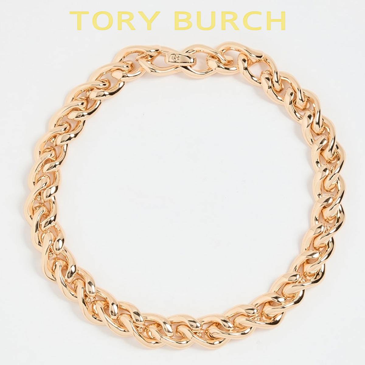Tory Burch ロクサーヌ パール ディテール チェーン ネックレス Tory Burch ロクサーヌ パール ディテール チェーン ネックレス