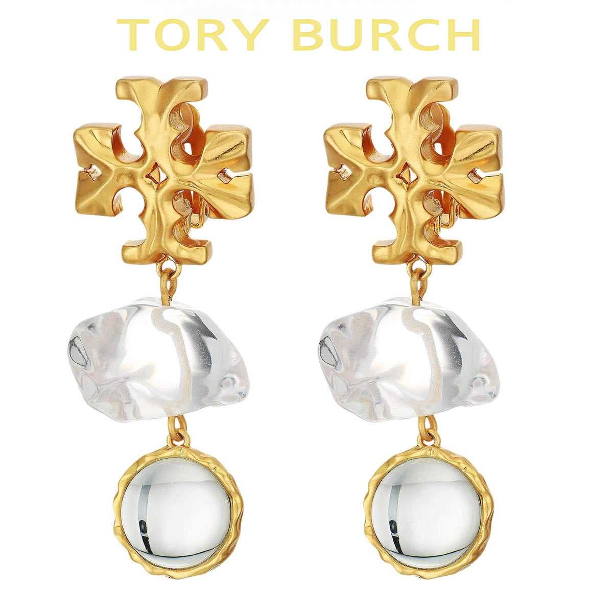 50 Off トリーバーチ イヤリング ブランド 大ぶり かわいい 人気 穴開けない 落ちにくい おしゃれ Tory Burch 正規店仕入れの Krplas Net